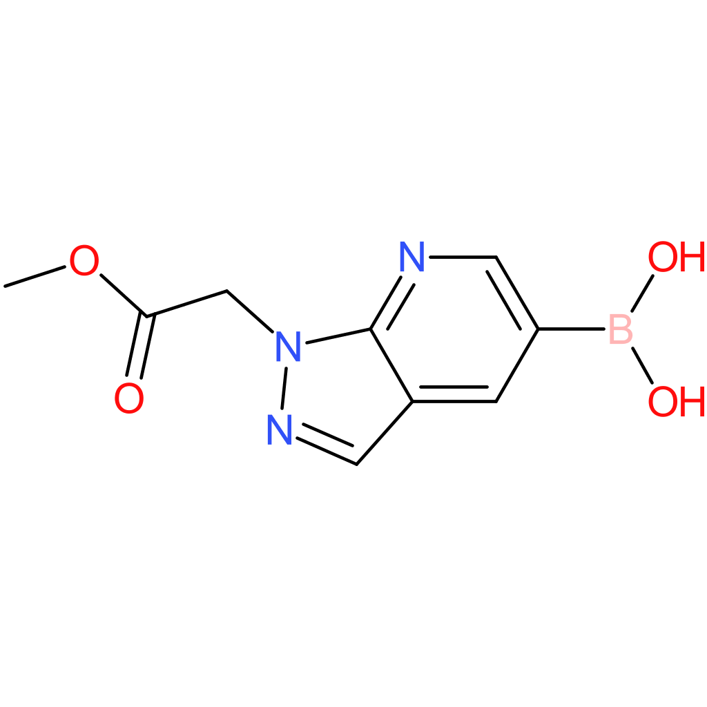 1-((methoxycarbonyl)methyl)-1h-pyrazolo[3,4-b]pyridin-5-yl-5-boronic acid