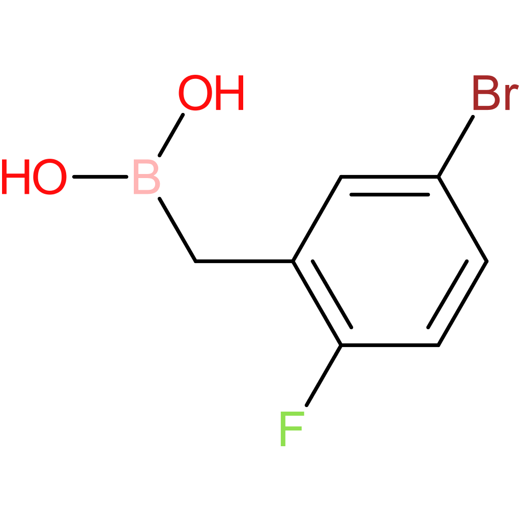 [(5-bromo-2-fluorophenyl)methyl]boronic acid