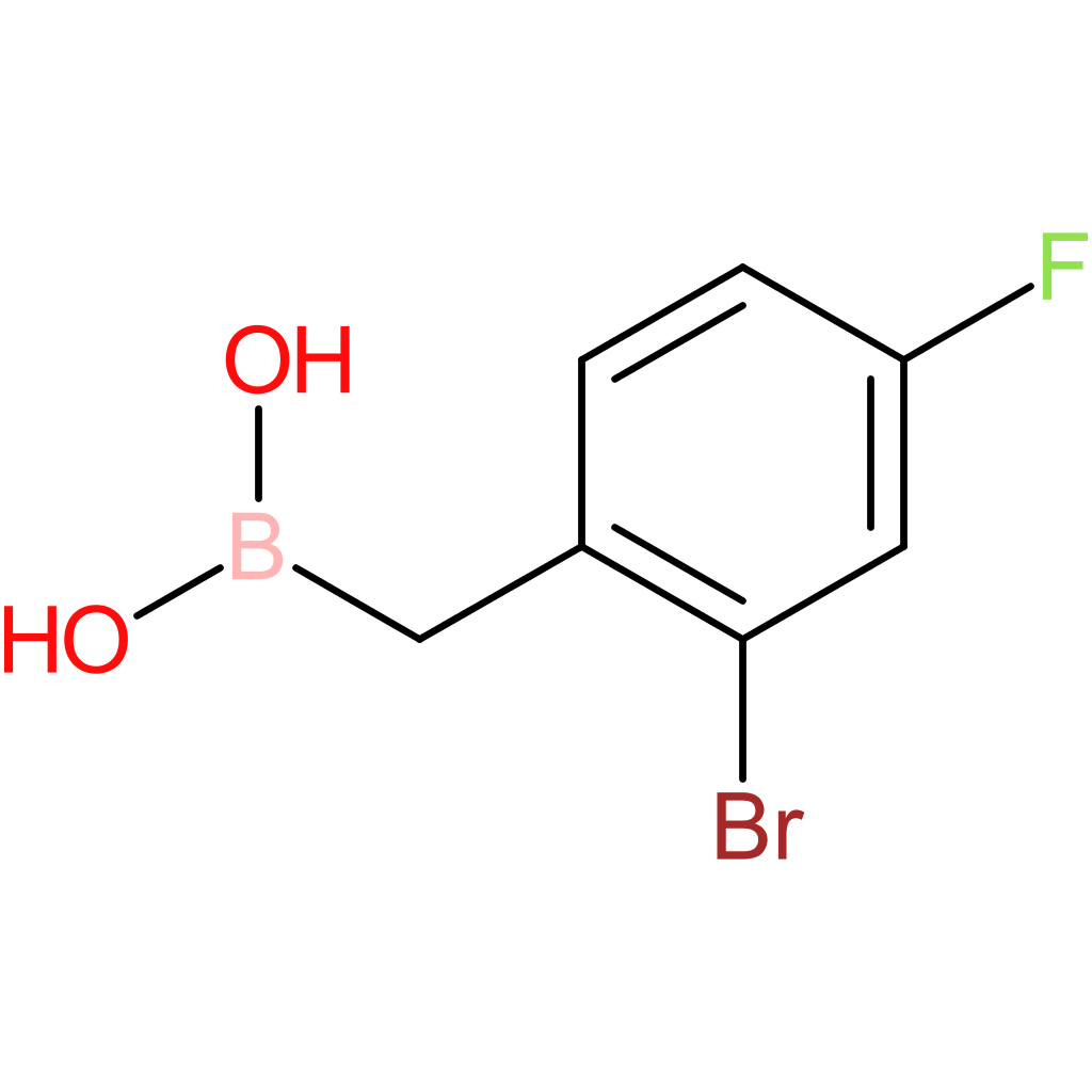 [(2-bromo-4-fluorophenyl)methyl]boronic acid