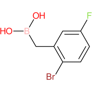 [(2-bromo-5-fluorophenyl)methyl]boronic acid
