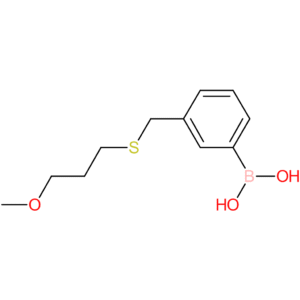 (3-([(3-methoxypropyl)sulfanyl]methyl)phenyl)boronic acid