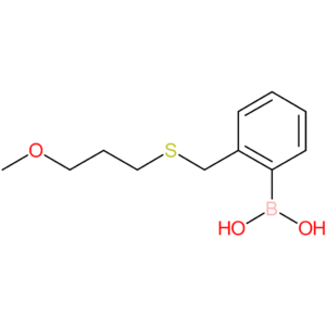 (2-([(3-methoxypropyl)sulfanyl]methyl)phenyl)boronic acid