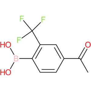 (4-acetyl-2-(trifluoromethyl)phenyl)boronic acid
