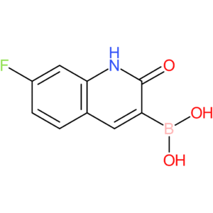 (7-fluoro-2-oxo-1,2-dihydroquinolin-3-yl)boronic acid