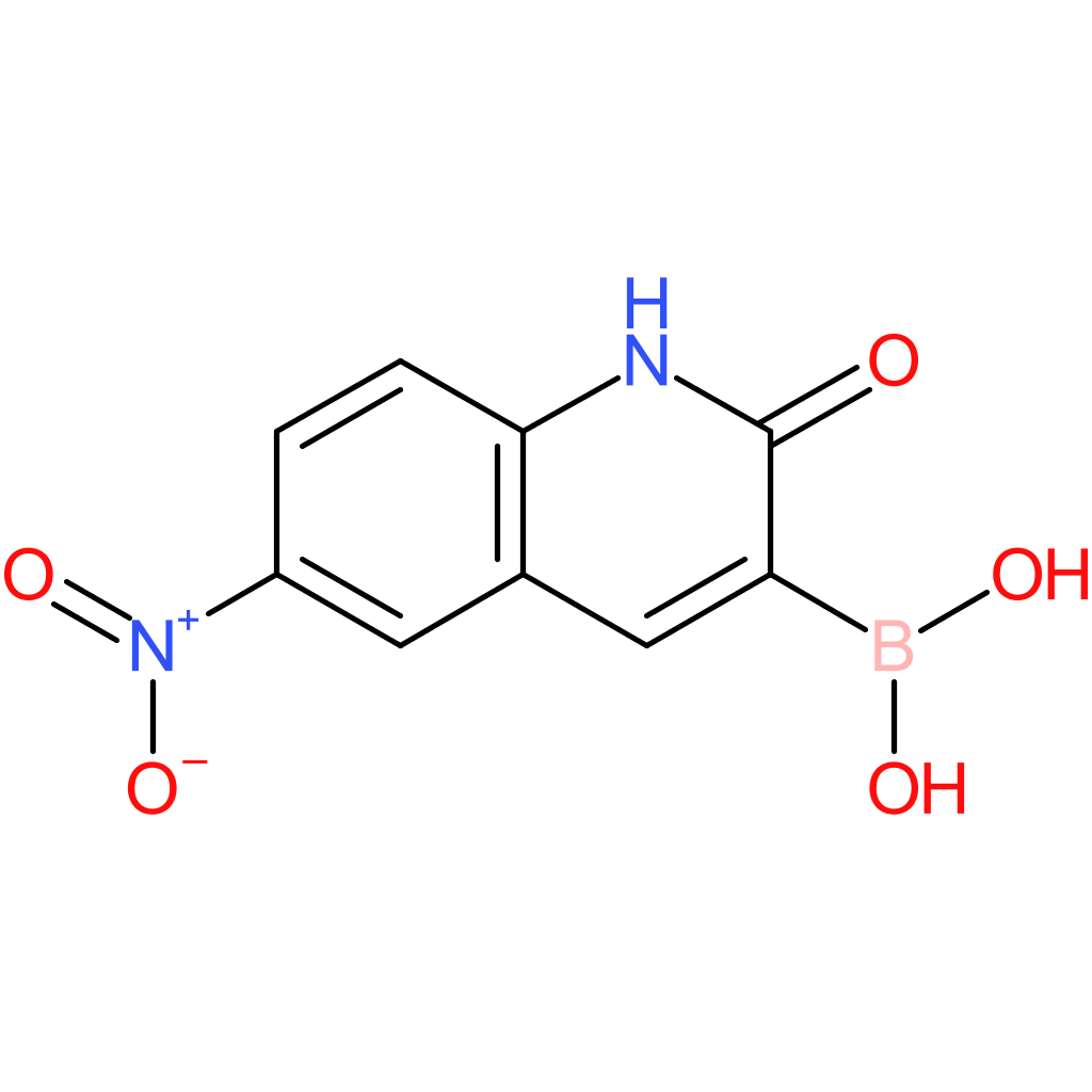 (6-nitro-2-oxo-1,2-dihydroquinolin-3-yl)boronic acid
