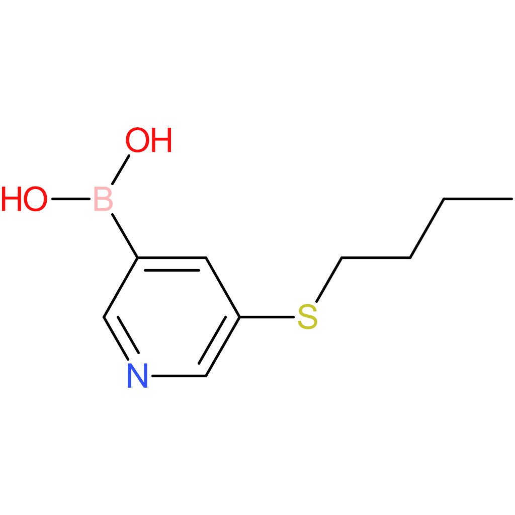 5-(butylthio)pyridine-3-boronic acid