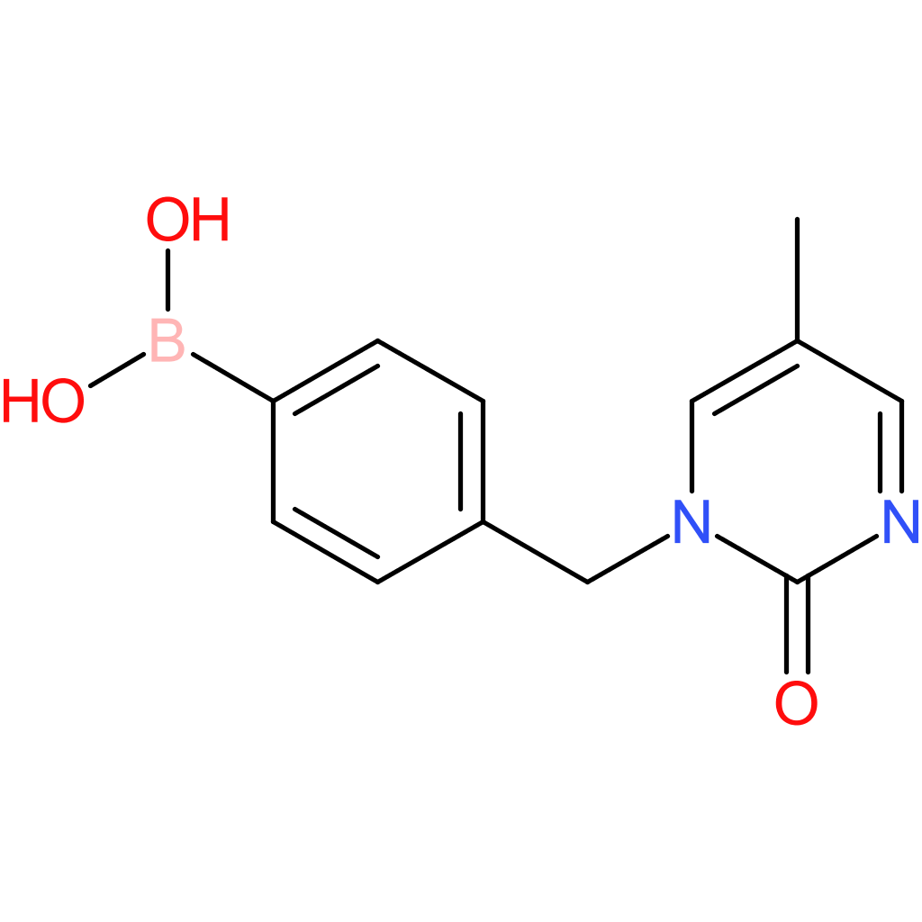 (4-[(5-methyl-2-oxo-1,2-dihydropyrimidin-1-yl)methyl]phenyl)boronic acid