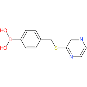 (4-[(pyrazin-2-ylsulfanyl)methyl]phenyl)boronic acid