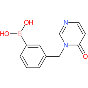 (3-[(6-oxo-1,6-dihydropyrimidin-1-yl)methyl]phenyl)boronic acid