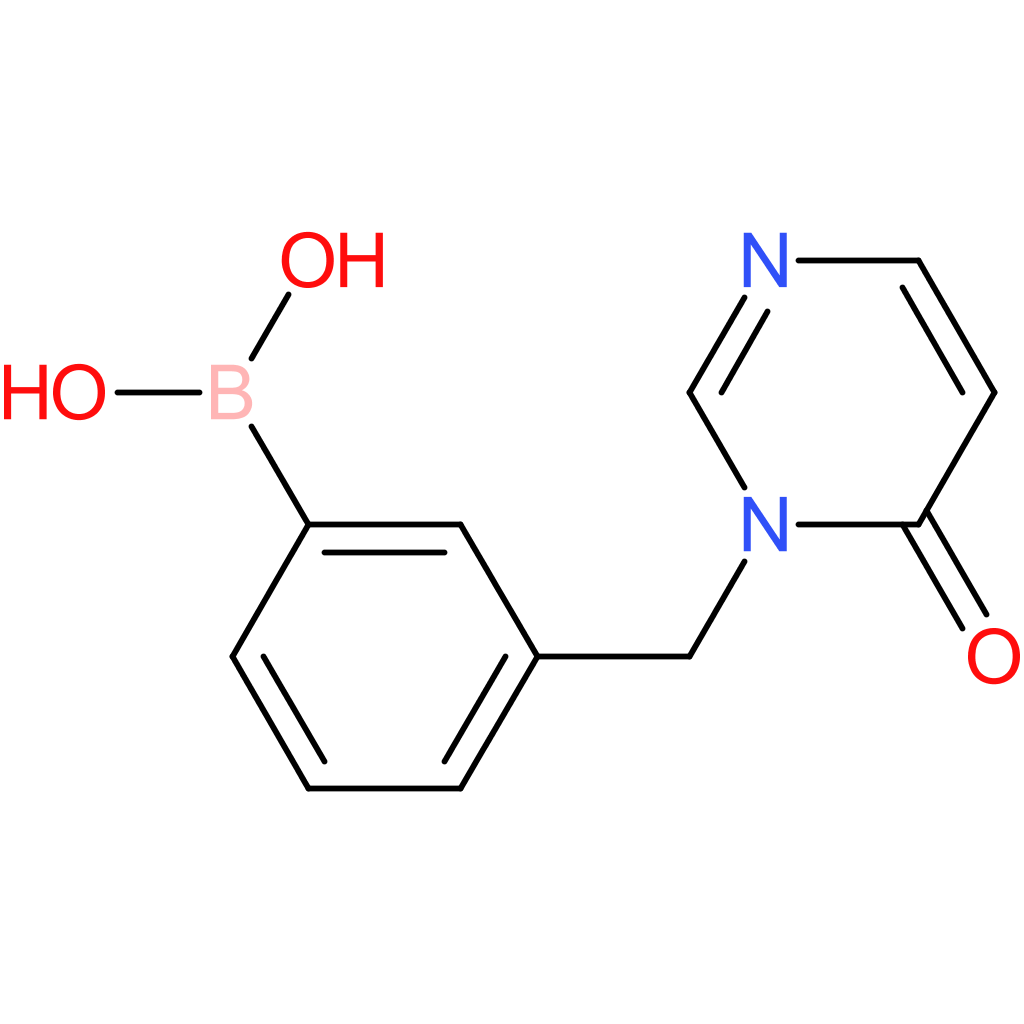 (3-[(6-oxo-1,6-dihydropyrimidin-1-yl)methyl]phenyl)boronic acid