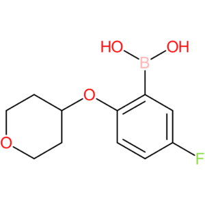 [5-fluoro-2-(oxan-4-yloxy)phenyl]boronic acid