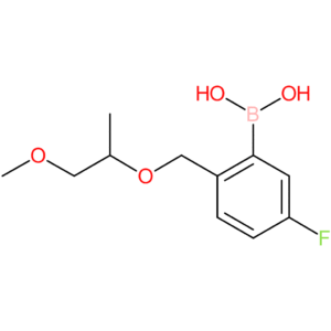 (5-fluoro-2-([(1-methoxypropan-2-yl)oxy]methyl)phenyl)boronic acid