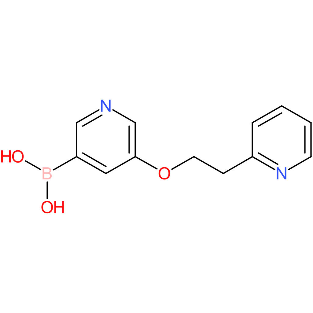 (5-[2-(pyridin-2-yl)ethoxy]pyridin-3-yl)boronic acid