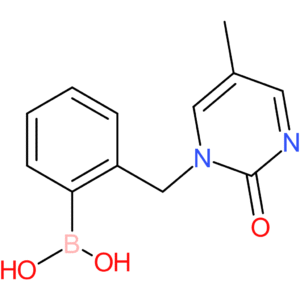 (2-[(5-methyl-2-oxo-1,2-dihydropyrimidin-1-yl)methyl]phenyl)boronic acid