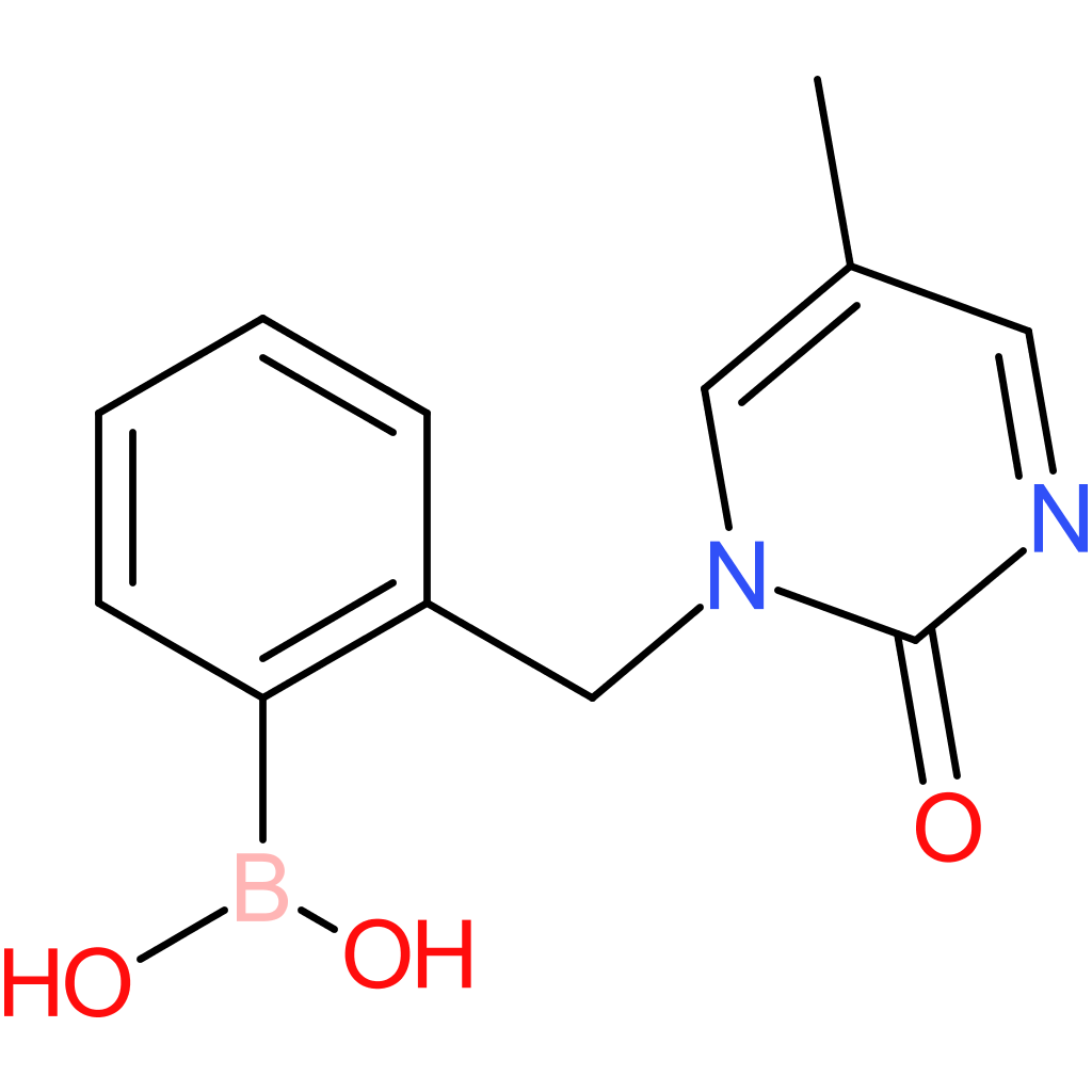 (2-[(5-methyl-2-oxo-1,2-dihydropyrimidin-1-yl)methyl]phenyl)boronic acid