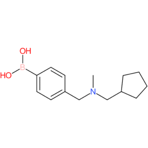 (4-([(cyclopentylmethyl)(methyl)amino]methyl)phenyl)boronic acid