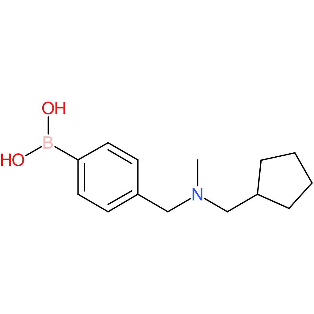 (4-([(cyclopentylmethyl)(methyl)amino]methyl)phenyl)boronic acid