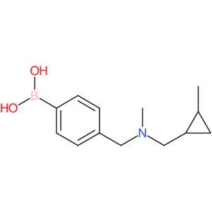 [4-((methyl[(2-methylcyclopropyl)methyl]amino)methyl)phenyl]boronic acid