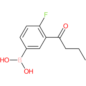 3-butanoyl-4-fluorophenylboronic acid