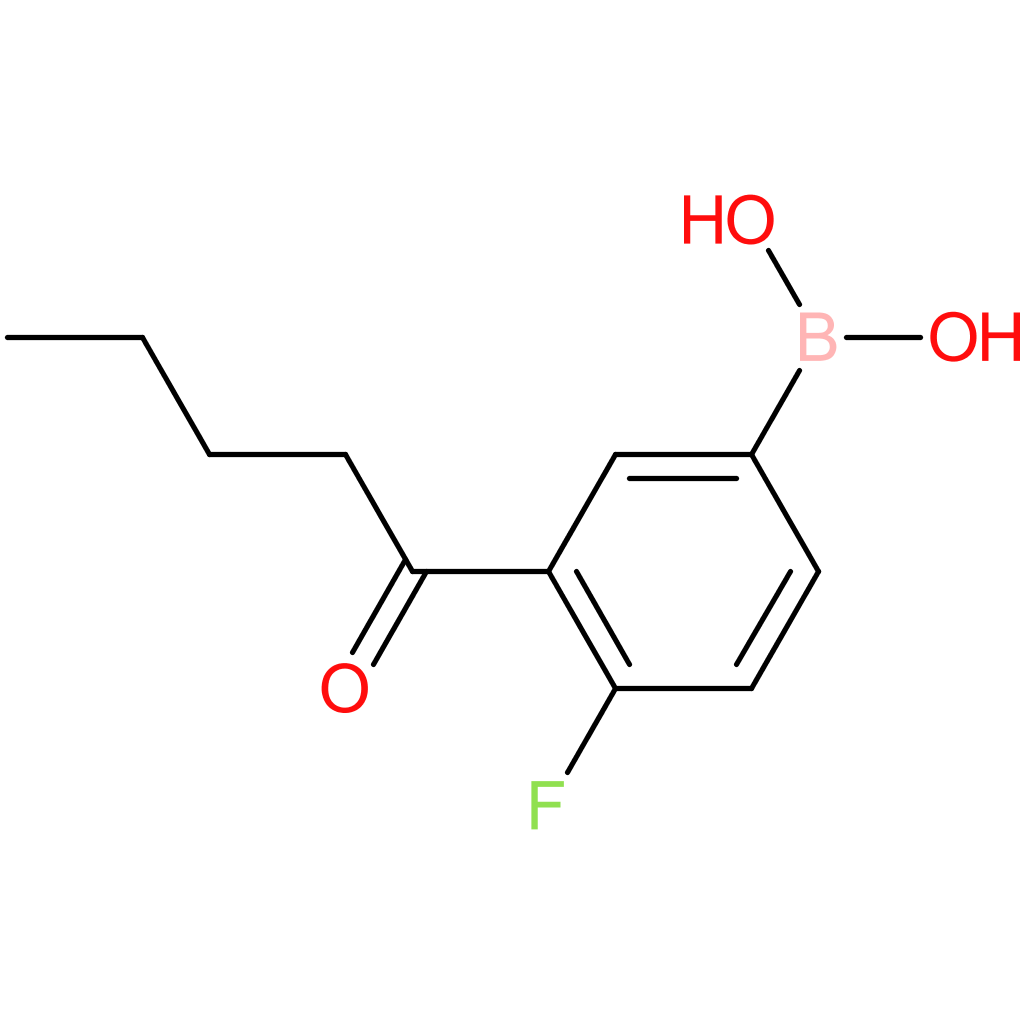 4-fluoro-3-pentanoylphenylboronic acid