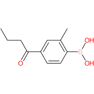 4-butanoyl-2-methylphenylboronic acid