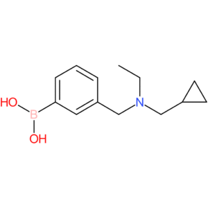 (3-([(cyclopropylmethyl)(ethyl)amino]methyl)phenyl)boronic acid