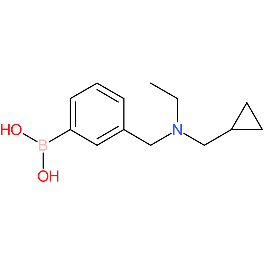 (3-([(cyclopropylmethyl)(ethyl)amino]methyl)phenyl)boronic acid