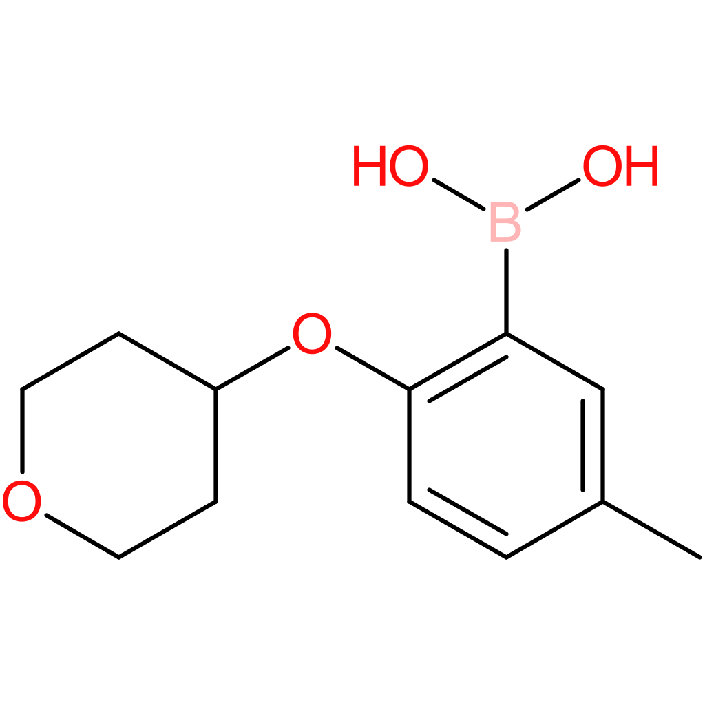 [5-methyl-2-(oxan-4-yloxy)phenyl]boronic acid