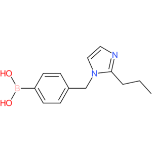 (4-[(2-propyl-1h-imidazol-1-yl)methyl]phenyl)boronic acid