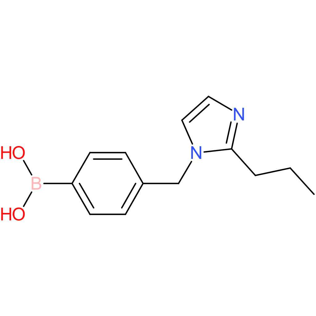 (4-[(2-propyl-1h-imidazol-1-yl)methyl]phenyl)boronic acid