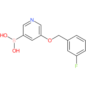 (5-[(3-fluorophenyl)methoxy]pyridin-3-yl)boronic acid