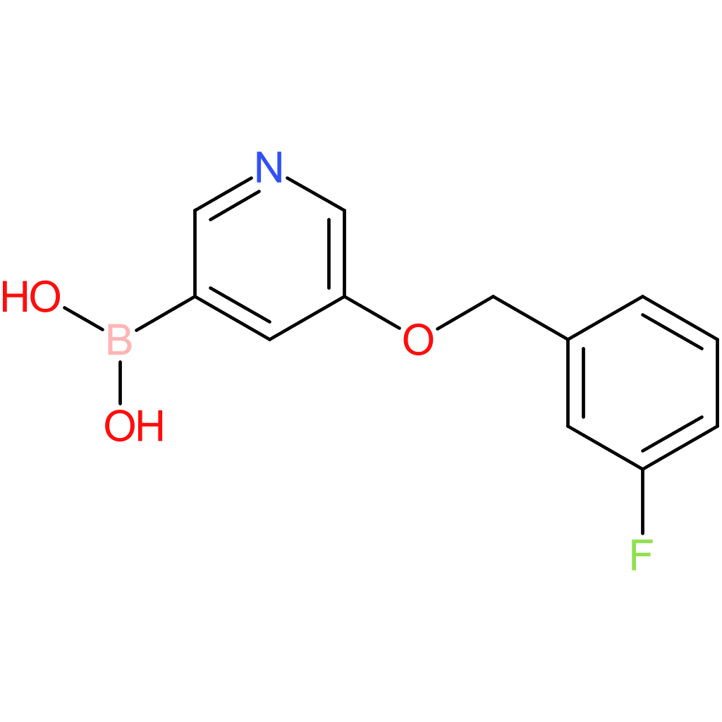(5-[(3-fluorophenyl)methoxy]pyridin-3-yl)boronic acid