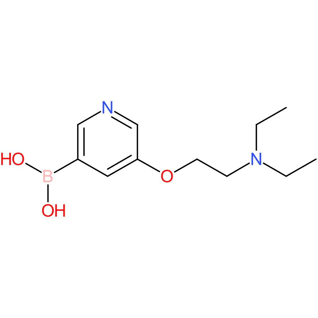 (5-[2-(diethylamino)ethoxy]pyridin-3-yl)boronic acid