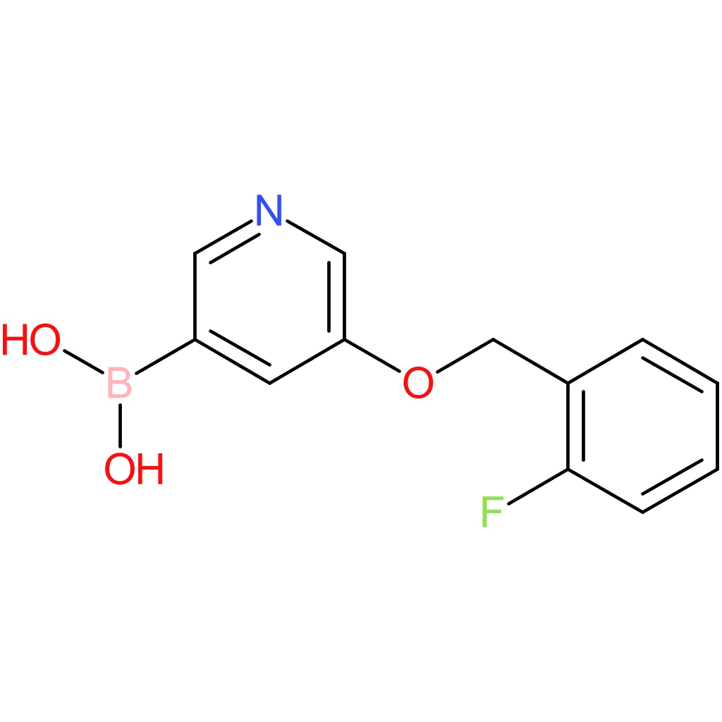 (5-[(2-fluorophenyl)methoxy]pyridin-3-yl)boronic acid