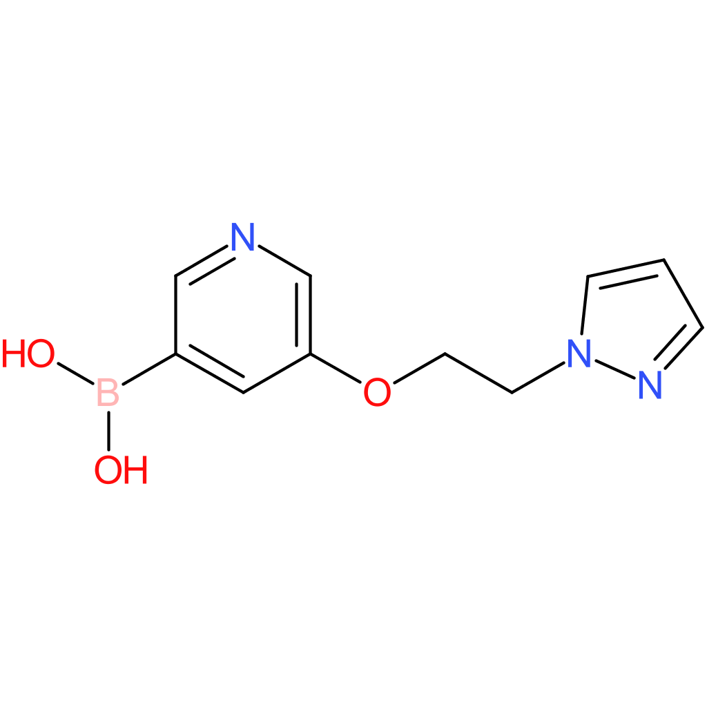 (5-[2-(1h-pyrazol-1-yl)ethoxy]pyridin-3-yl)boronic acid