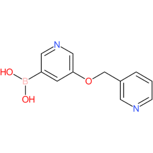 [5-(pyridin-3-ylmethoxy)pyridin-3-yl]boronic acid