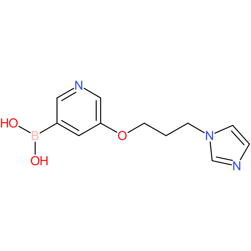(5-[3-(1h-imidazol-1-yl)propoxy]pyridin-3-yl)boronic acid