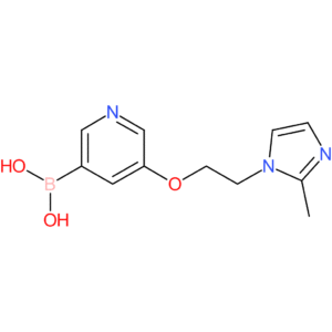 (5-[2-(2-methyl-1h-imidazol-1-yl)ethoxy]pyridin-3-yl)boronic acid