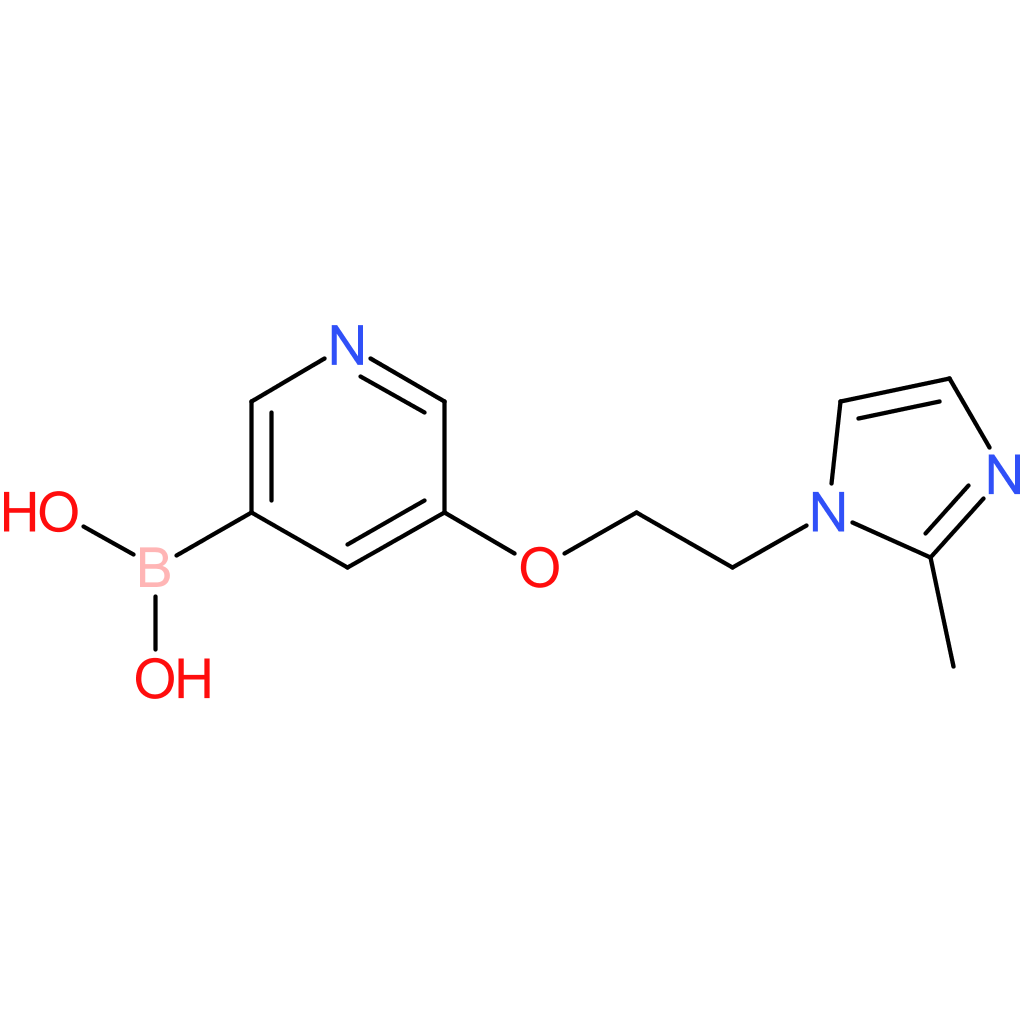 (5-[2-(2-methyl-1h-imidazol-1-yl)ethoxy]pyridin-3-yl)boronic acid
