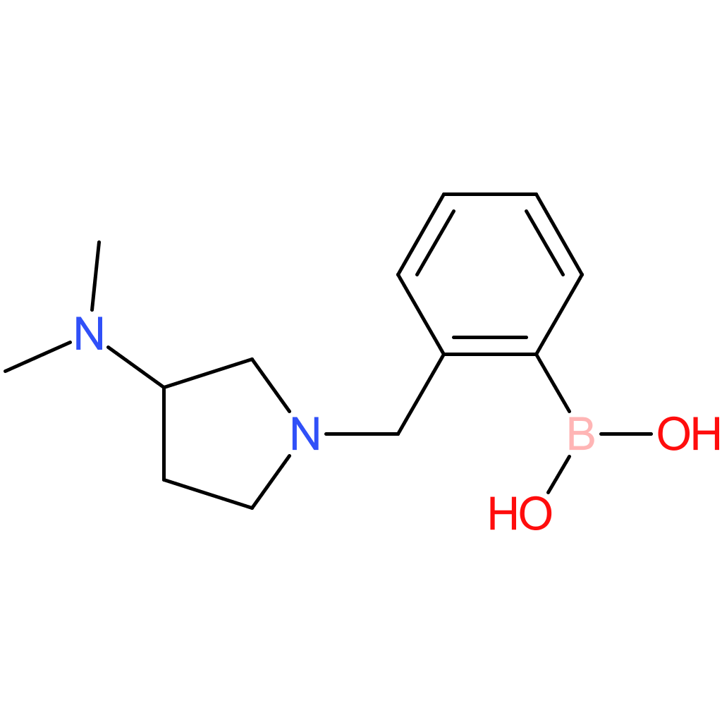 (2-([3-(dimethylamino)pyrrolidin-1-yl]methyl)phenyl)boronic acid
