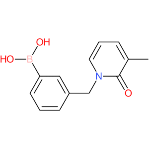 (3-[(3-methyl-2-oxo-1,2-dihydropyridin-1-yl)methyl]phenyl)boronic acid