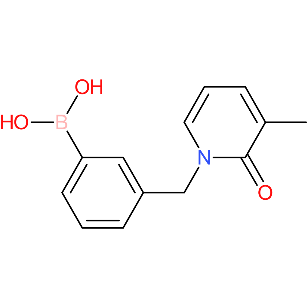 (3-[(3-methyl-2-oxo-1,2-dihydropyridin-1-yl)methyl]phenyl)boronic acid