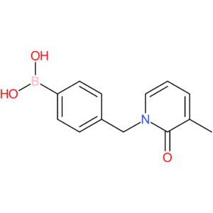(4-[(3-methyl-2-oxo-1,2-dihydropyridin-1-yl)methyl]phenyl)boronic acid