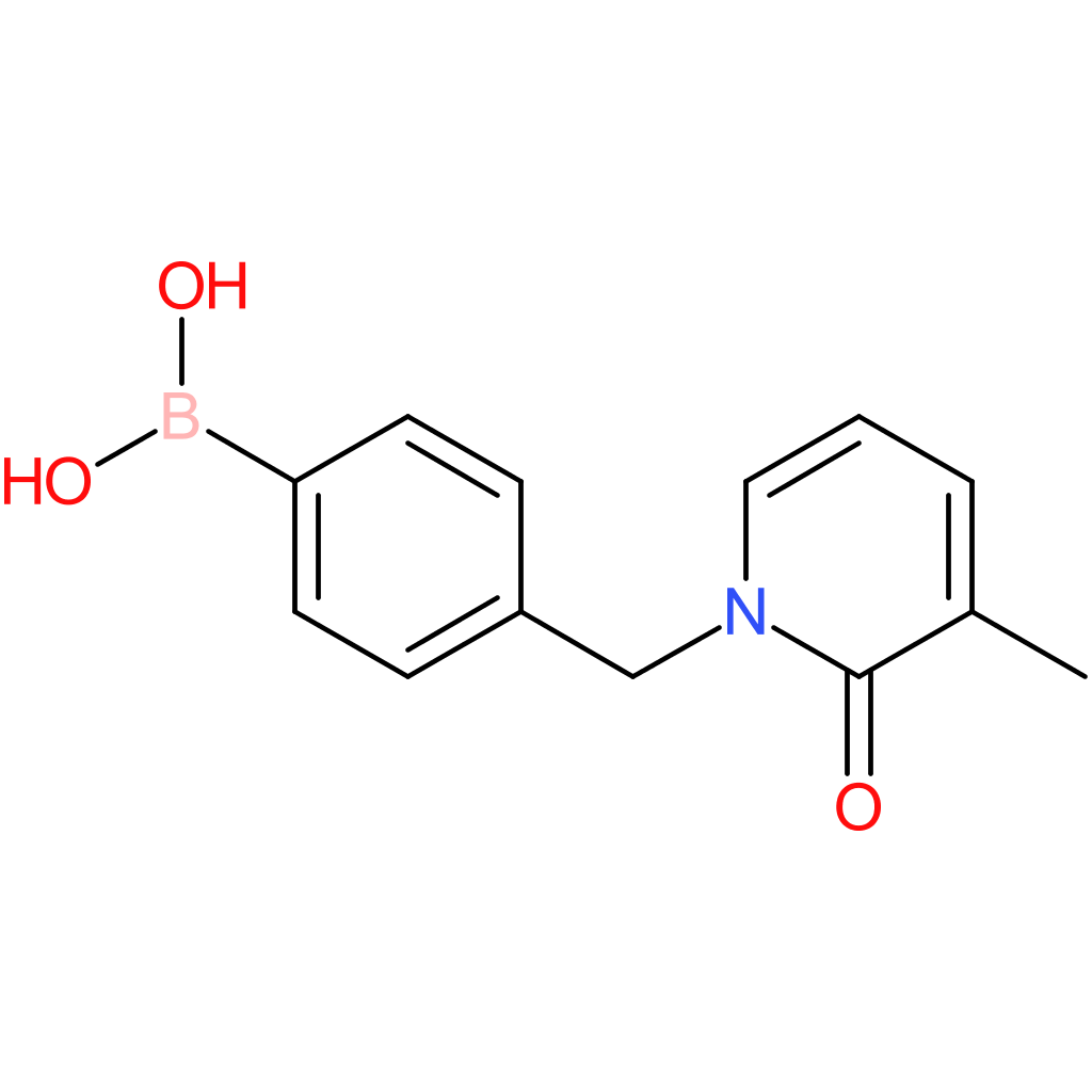 (4-[(3-methyl-2-oxo-1,2-dihydropyridin-1-yl)methyl]phenyl)boronic acid