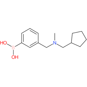 (3-([(cyclopentylmethyl)(methyl)amino]methyl)phenyl)boronic acid