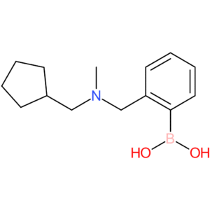 (2-([(cyclopentylmethyl)(methyl)amino]methyl)phenyl)boronic acid