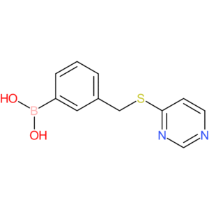 (3-[(pyrimidin-4-ylsulfanyl)methyl]phenyl)boronic acid