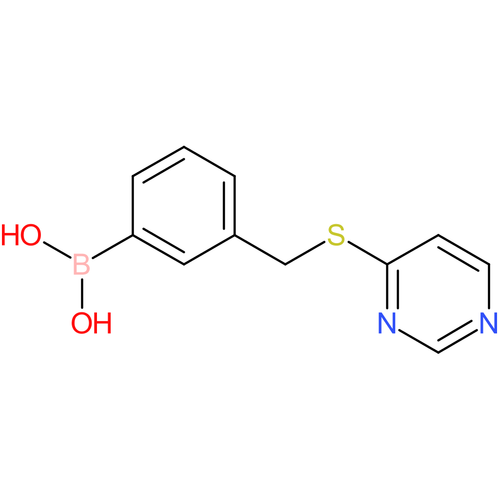 (3-[(pyrimidin-4-ylsulfanyl)methyl]phenyl)boronic acid