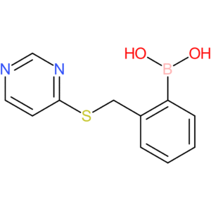 (2-[(pyrimidin-4-ylsulfanyl)methyl]phenyl)boronic acid