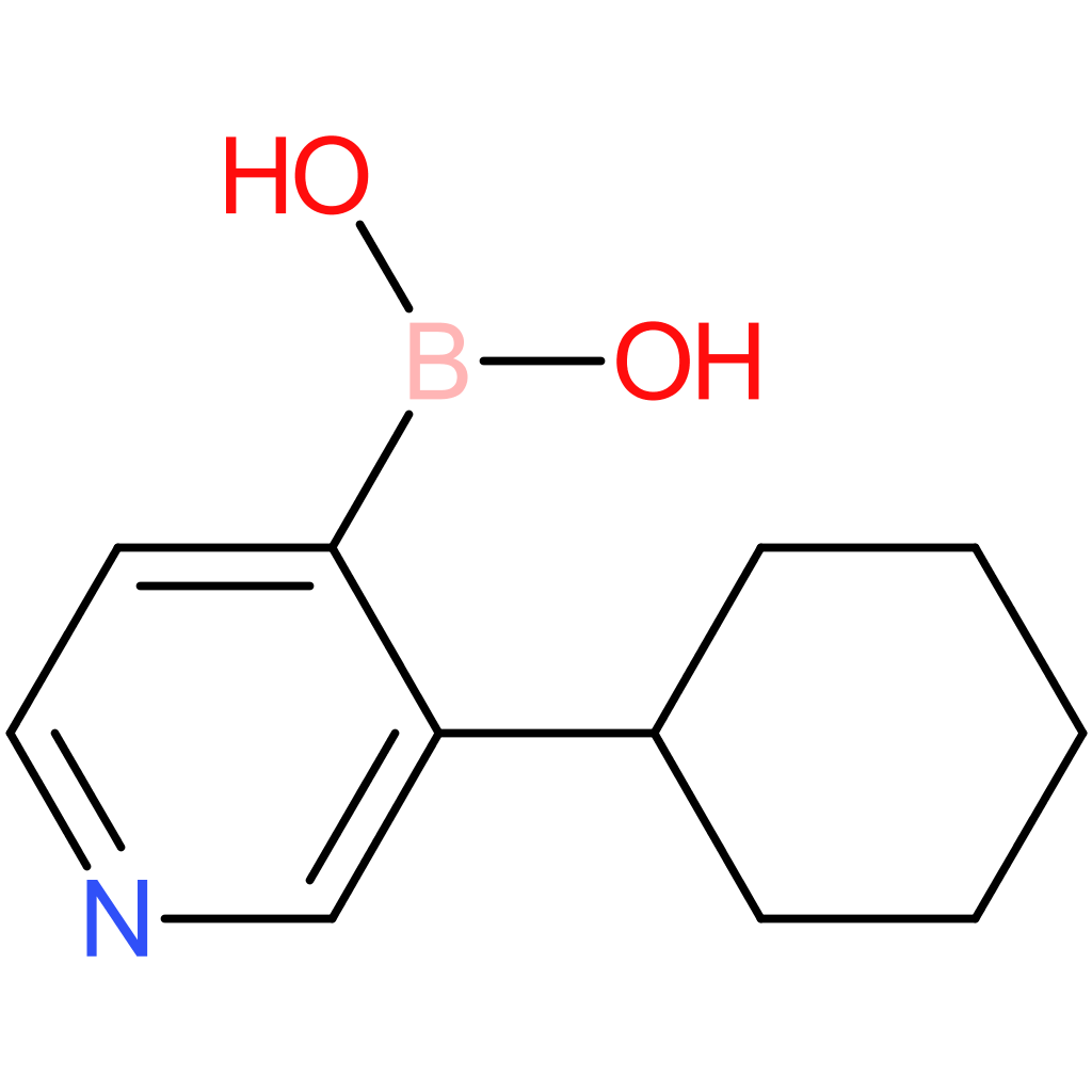 3-(cyclohexyl)pyridine-4-boronic acid